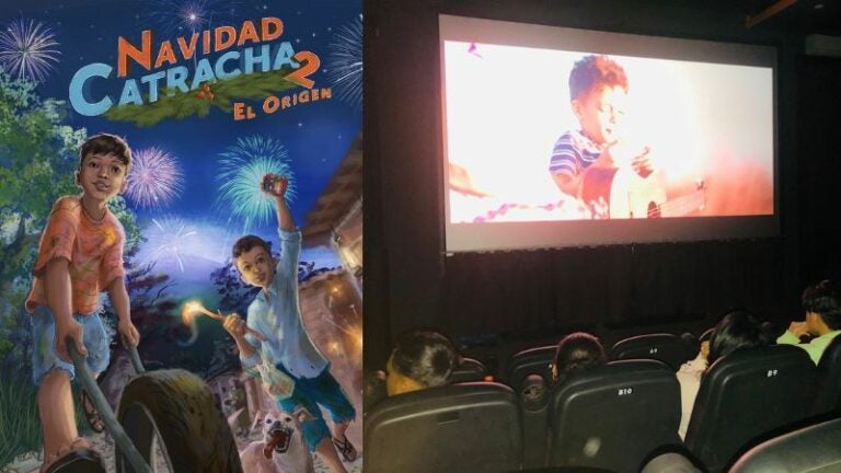 Hondureños cine Navidad Catracha