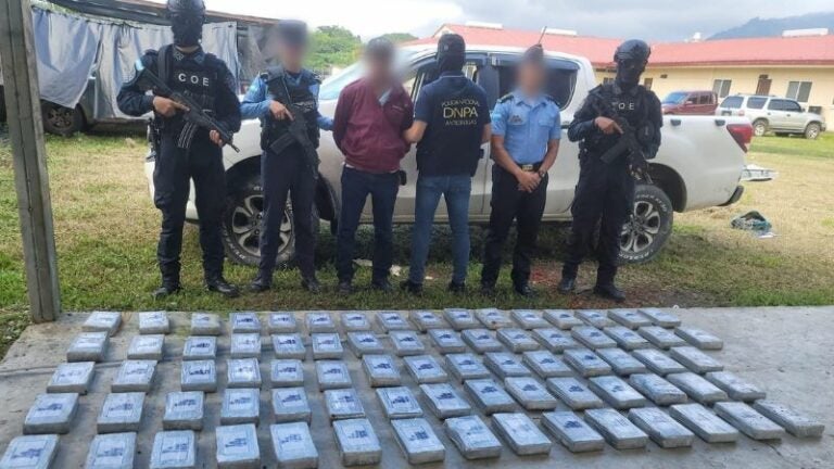 77 kilos cocaína Yoro