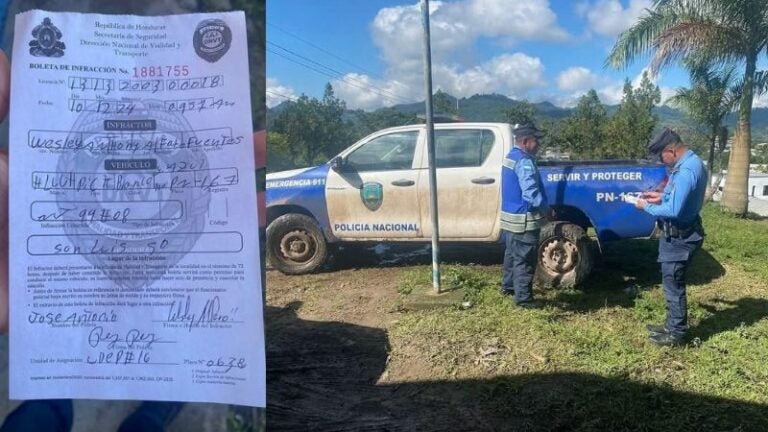 Sancionan a policía porque dejó mal estacionada la patrulla