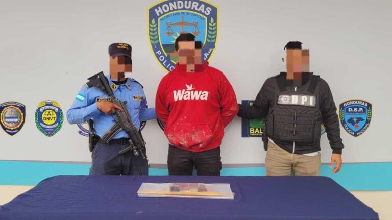 Arrestan a hombre disparos Copán