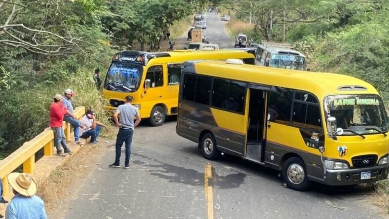 Protesta en La Paz