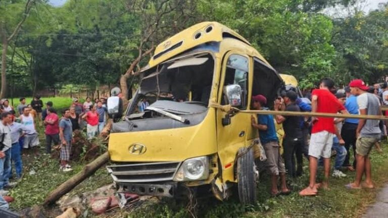 Víctimas heridos accidente Namasigüe