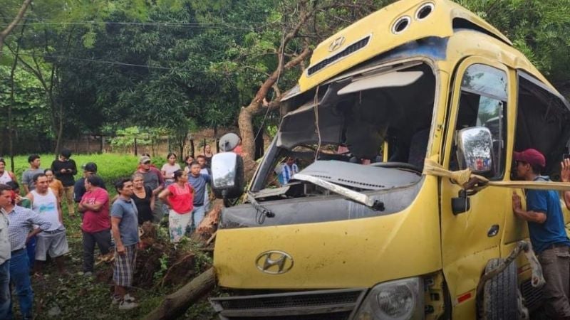 Tres víctimas accidente Namasigüe