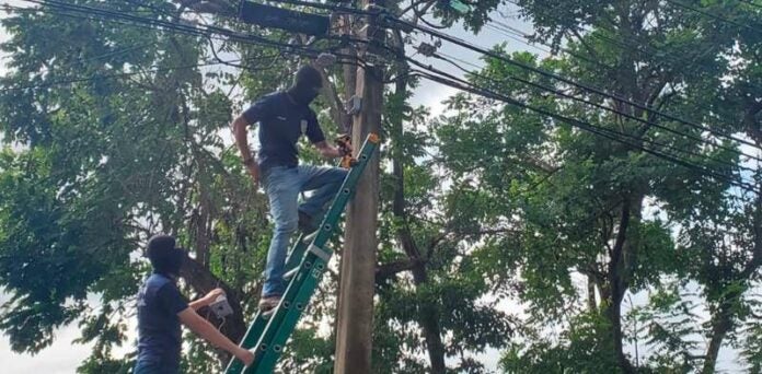 Cámaras de vigilancia en La Ceiba