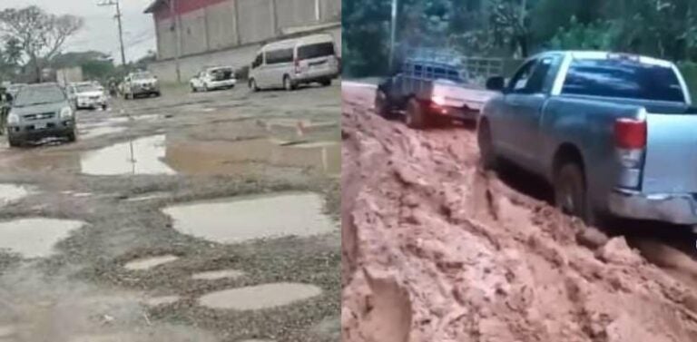 ¡La Ceiba al borde del colapso! Calles destrozadas afectan a los conductores