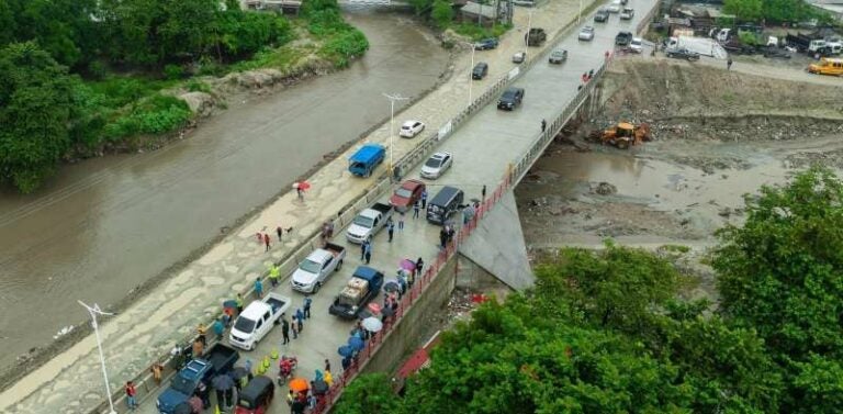 ¡Ya hay paso! Habilitan el puente hacia Jucutuma, SPS