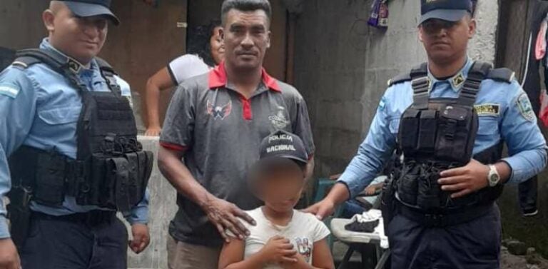 Niña nueve años encontrada en SPS