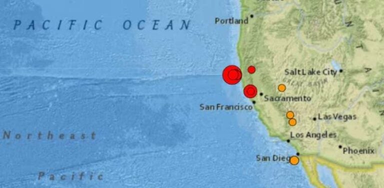 Terremoto de 7 grados sacude las costas de California y activa alerta de tsunami