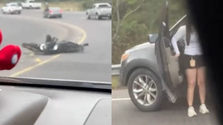 Accidente cuesta de la virgen