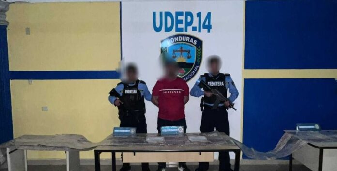 Policía de Frontera arresta guatemalteco Ocotepeque