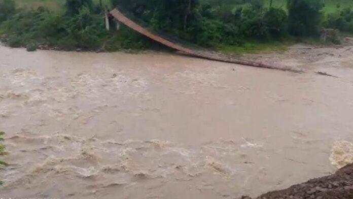 Comunidades incomunicadas en Santa Bárbara por lluvias intensas