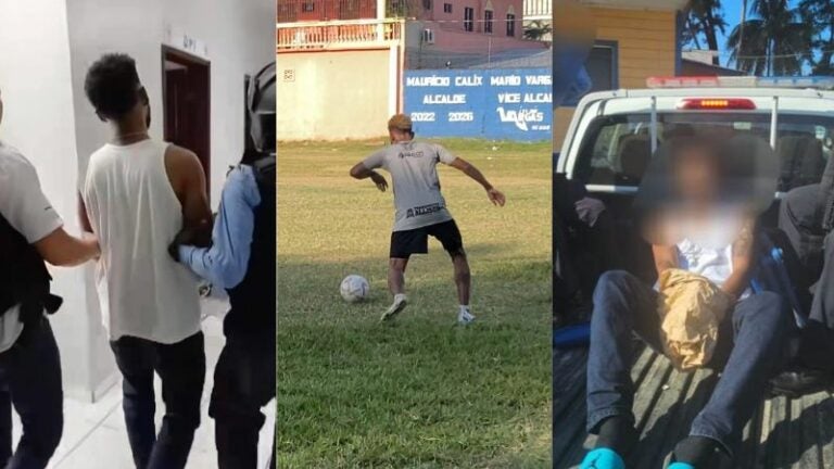 Futbolista sospechoso muerte joven Ceiba