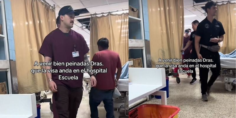 Doctores extranjeros cautivan en el Hospital Escuela con su belleza