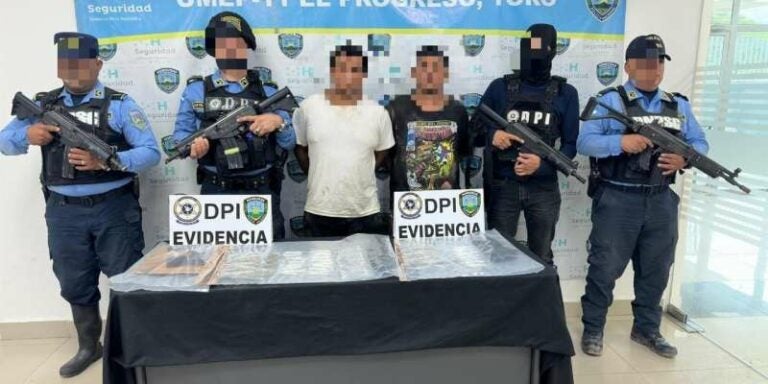 En Yoro arrestan a ‘El Pancho’ y ‘El Burro’, dos temidos miembros de la MS-13