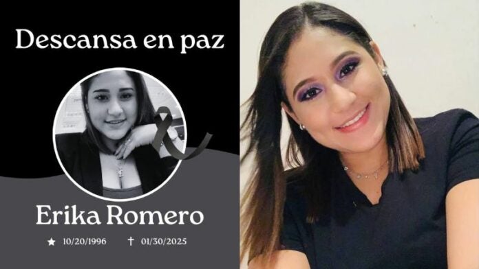 Familia Erika Romero gastos fúnebres