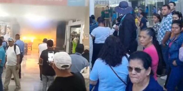 Más videos: Cilindro de gas causó incendio en aeropuerto Villeda Morales