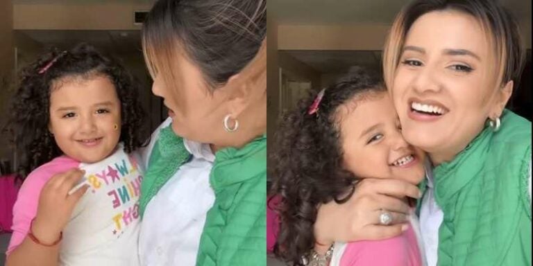 Cesia Mejía y su hija hablan sobre tener otro miembro en la familia