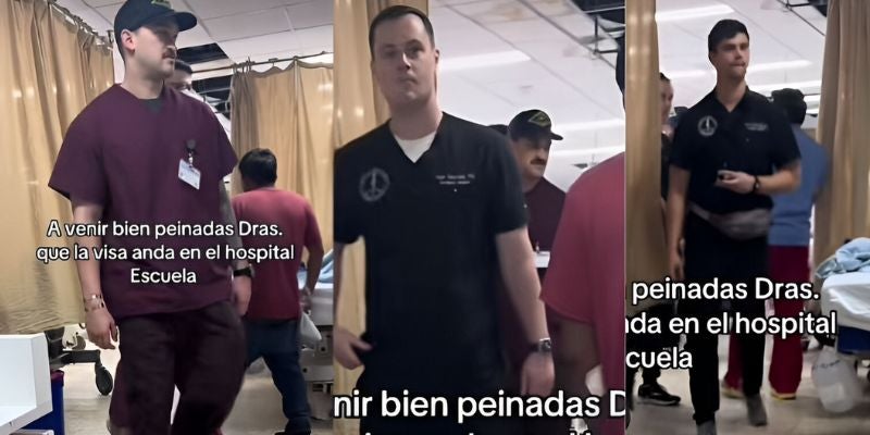 Doctores extranjeros cautivan en el Hospital Escuela con su belleza