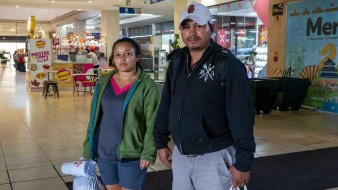 Migrantes hondureños