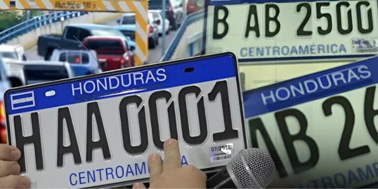 Tres empresas compiten en licitación para producir casi un millón de placas vehiculares