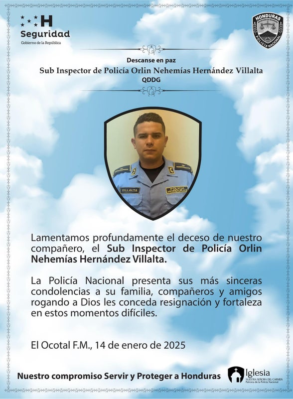 Policía murió disparo