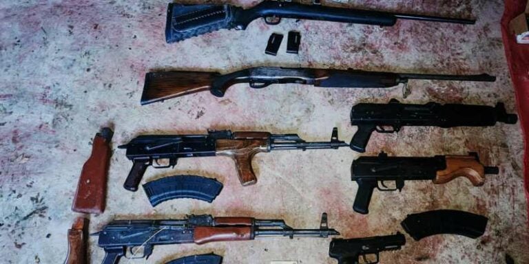 MP encuentra armas y municiones en propiedad vinculada a extraditables