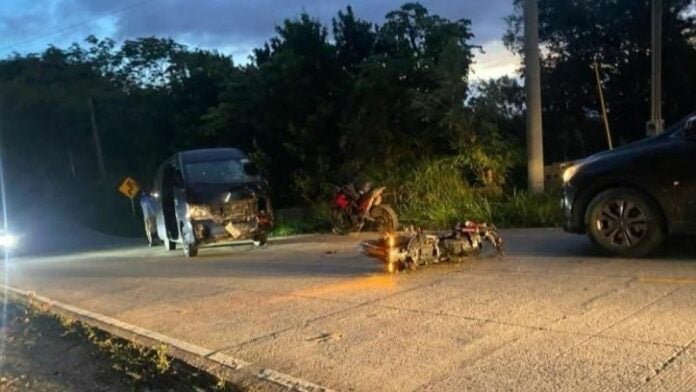 Accidente de tránsito en Roatán