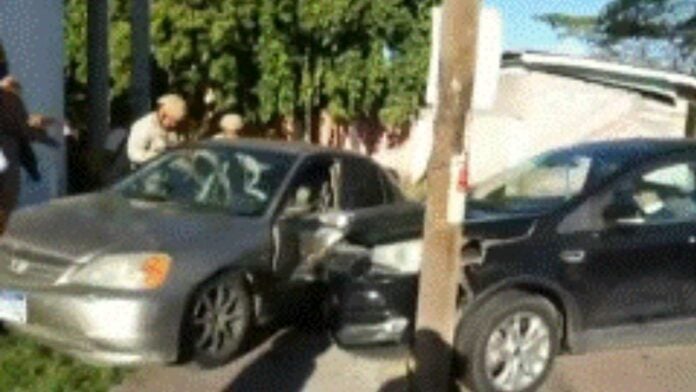 Accidente deja a camarógrafo lesionado en la capital