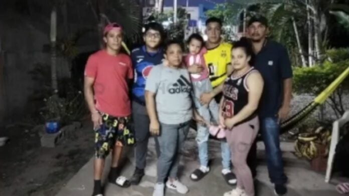 Familia hondureña secuestrada