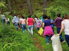 Mujeres de Lempira se unen para prevenir incendios forestales