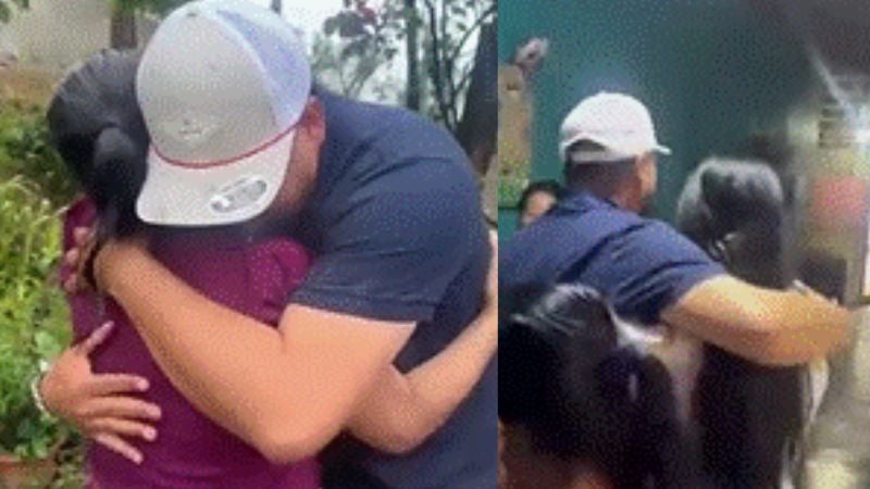 Hondureño reencuentro familiar