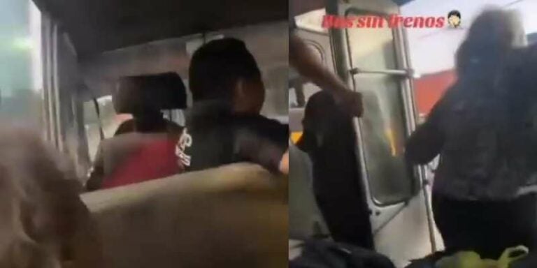 ¡Terror en un bus! Pasajeros en SPS viven pesadilla por falla en frenos