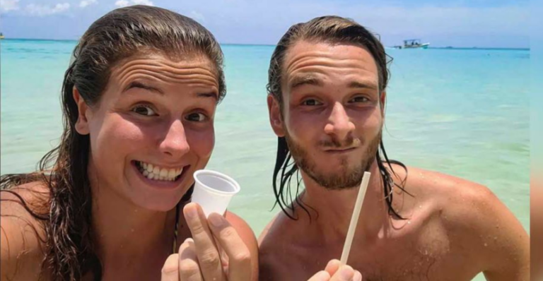 Pareja checa denuncia amenazas tras exponer contaminación en isla de Roatán