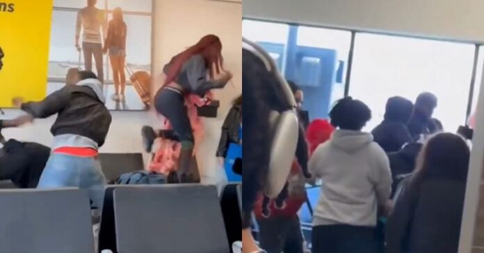 Pelea desata caos en terminal de aeropuerto en Atlanta