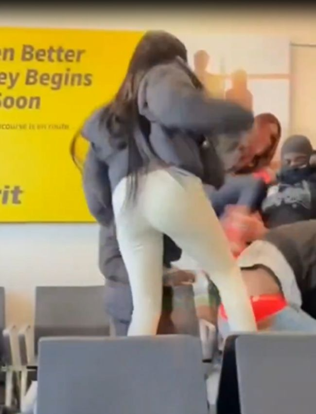 Pelea desata caos en terminal de aeropuerto en Atlanta