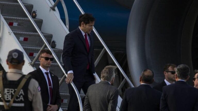 Marco Rubio llega a Costa Rica