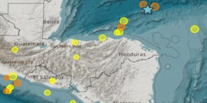 Otro temblor en Patuca: Sismo de magnitud 4.1 se registra esta tarde