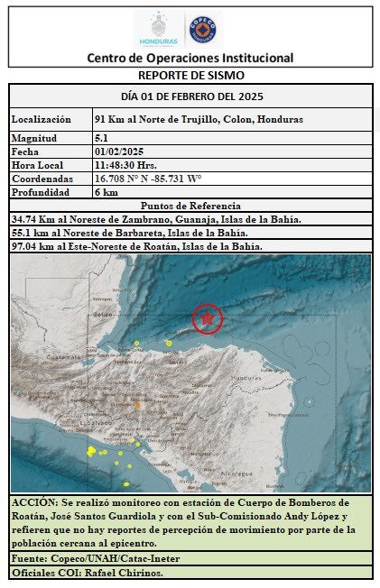 Sismo Trujillo