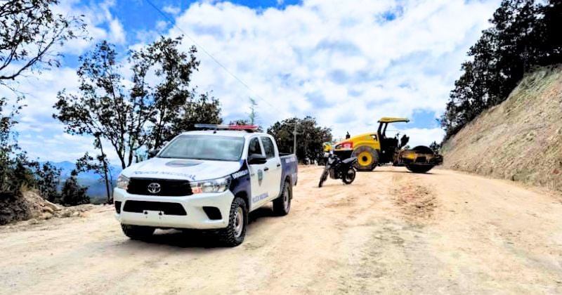 Trabajador muere soterrado en carretera en San Juan Intibucá