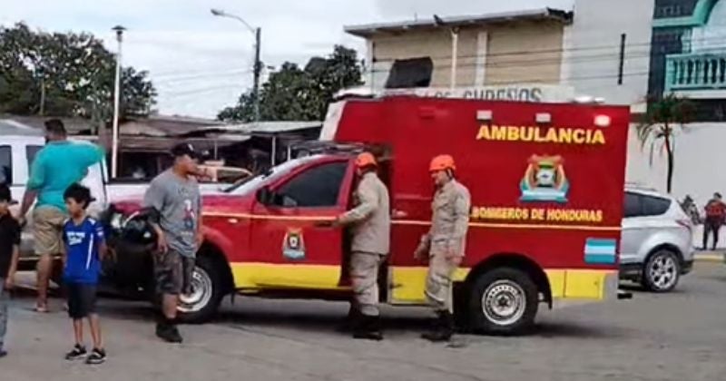 Motociclista muere atropellado en La Línea, El Progreso, Yoro