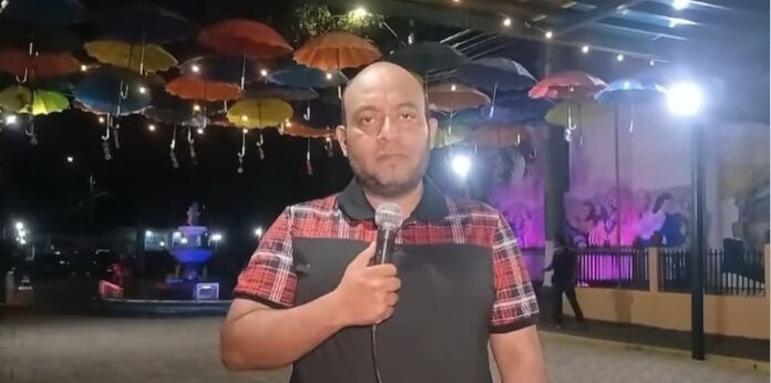 Periodista olanchano balacera