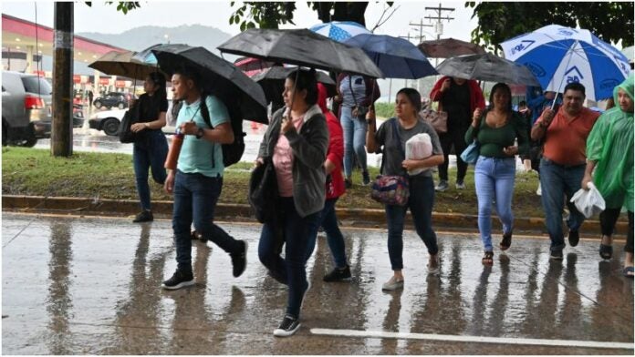 lluvias en Honduras el sábado