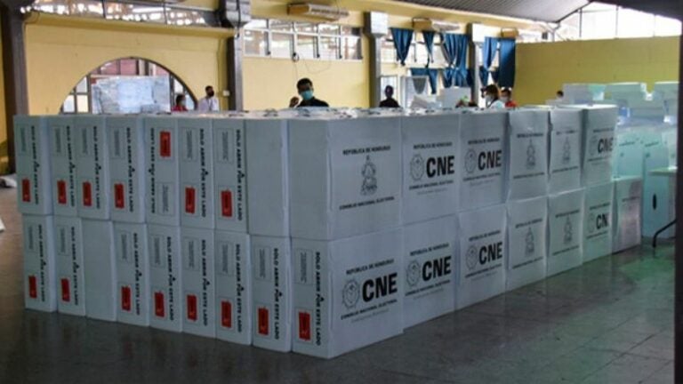 CNE garantiza la entrega de material electoral