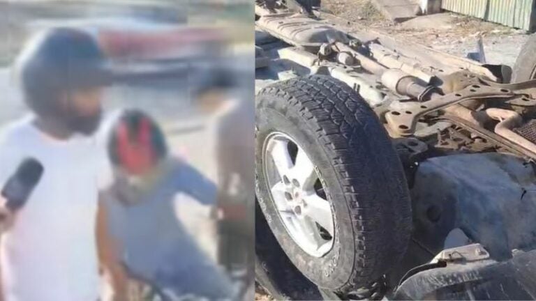 Hijo choca el carro de su papá en pleno Día del Padre