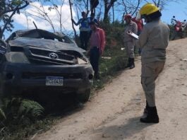 Identifican a las víctimas del volcamiento en Juticalpa: tres muertos y 20 heridos al ir a votar