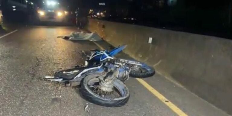 Aparatoso accidente en Santa Cruz de Yojoa deja una persona muerta