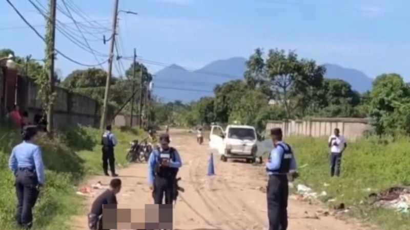 Agentes policiales en asesinato de Colón