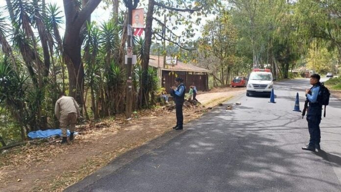 Atropellado en Valle de Ángeles