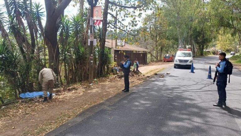 Atropellado en Valle de Ángeles