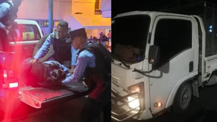 Agente de policía herida en atropello